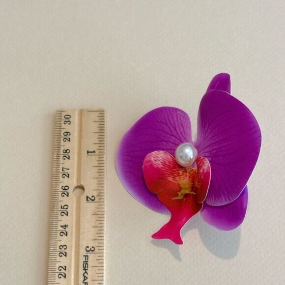 Floral Statement Earrings N1386 - Picture 4 of 4